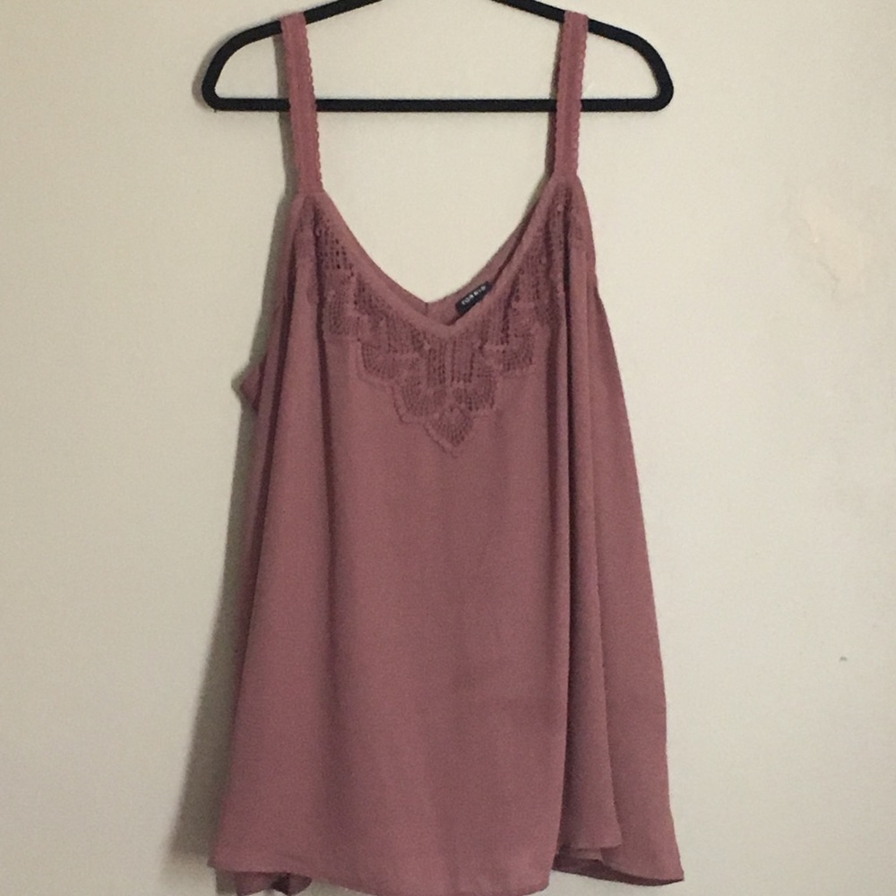 TORRID DUSTY ROSE TANK TOP